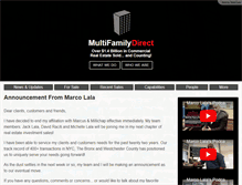 Tablet Screenshot of multifamilydirect.com